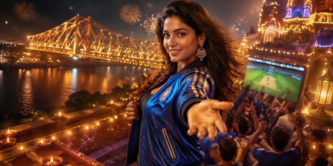 Kolkata cricket fans enjoying casino promotions during Diwali festival